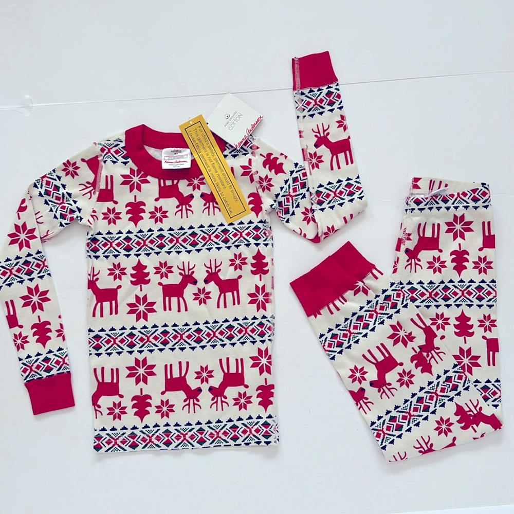 NWT Hanna Andersson Dear Deer Pajama Set